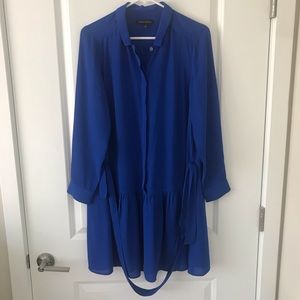Royal Blue Drop Waist Dress